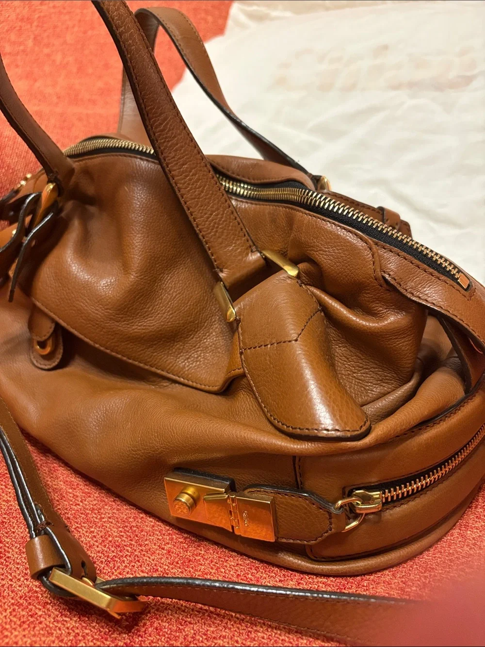Chloé Archival Cary Leather Bag - Rich Brown EUC (TRR Authenticated)